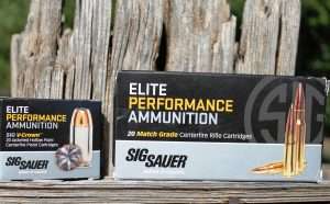 SIG V-Crown and Match grade ammo