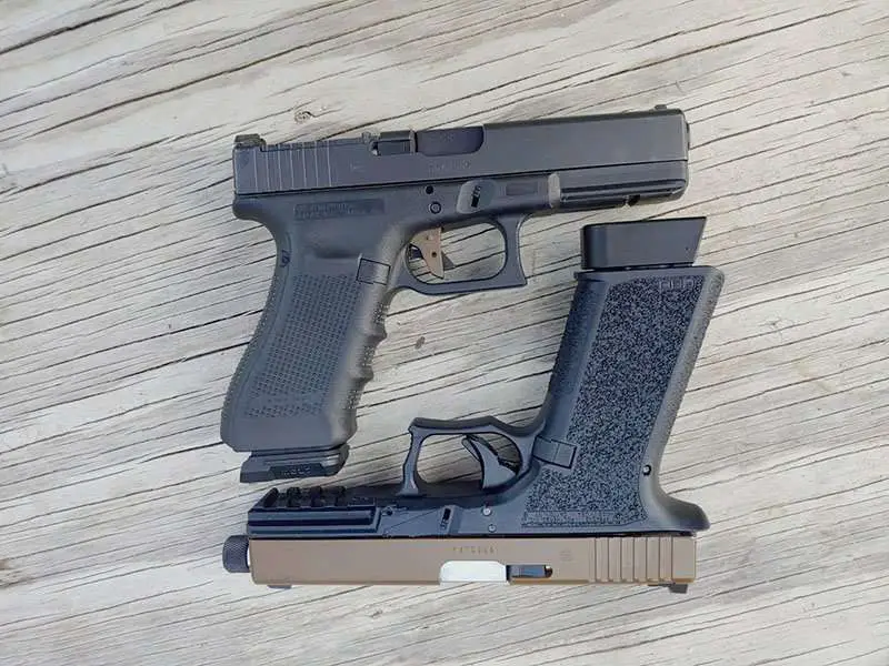 Any Idea how to get this stipple pattern. : r/polymer80